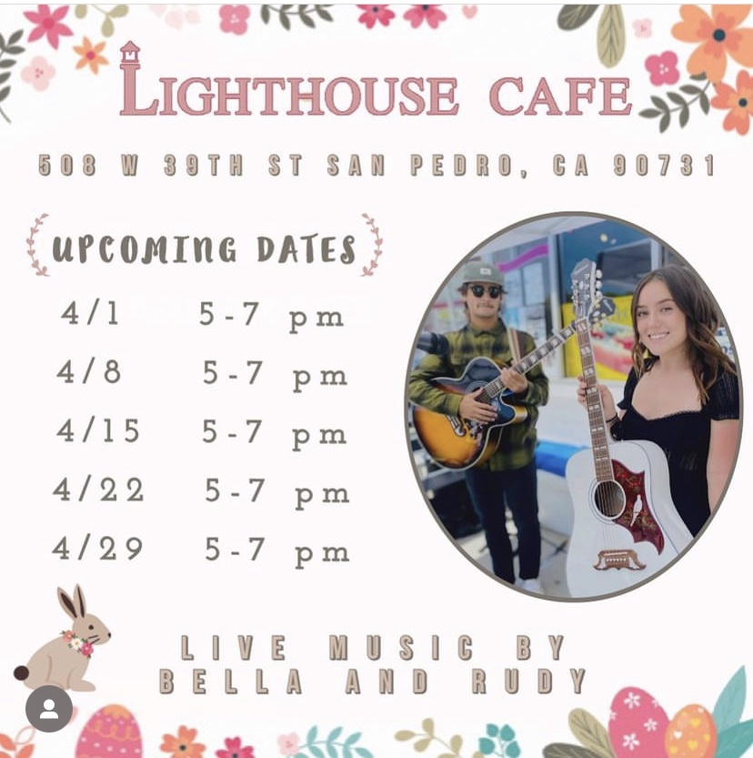 Bella & Rudy Live at Lighthouse Cafe - April 2023 Dates